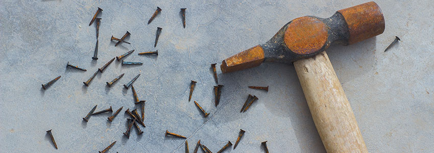 Hammer with Nails